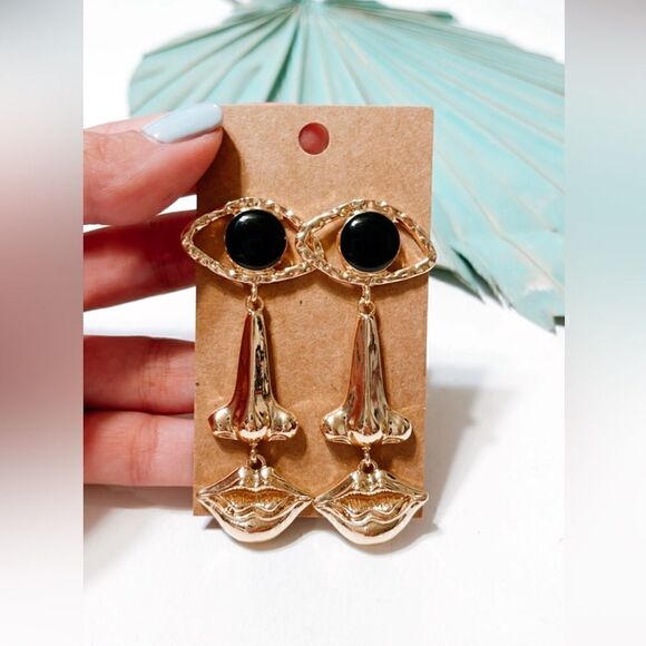 Boho statement  earrings S169 - Picture 2 of 4